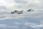 Planes in flight
